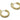Huggie Hoop Wire Earring - Brass - Zircon - 316 Stainless Steel Stud - 18K Real Gold Plated - 5.3gr - MJ100685 - MinjuanRong