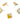Push Back Stud Earring - Resin - Wood - 316 Surgical Stainless Steel Stud - Orange - 3gr - MJ200681 - MinjuanRong
