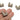 Push Back Stud Earring - Guger Tree Wood - Silver Plated Brass Stud - brown - 4.4gr - MJ200744 - MinjuanRong