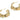 Push Back Stud Earring - Brass - Stainless steel stud - 18K Real Gold Plated Brass - 14gr - MJ200502 - MinjuanRong