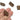 Push Back Stud Earring - Hemu wood - 316 Stainless Steel - BROWN - 4.2gr - MJ200743 - MinjuanRong