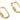 Huggie Hoop Wire Earring - Brass - Zircon - 18k real gold plated brass - 5.1gr - MJ200250 - MinjuanRong