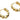 Huggie Hoop Wire Earring - Brass - Zircon - 18k real gold plated brass - 9.5gr - MJ200270 - MinjuanRong