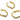 Huggie Hoop Wire Earring - Brass - Zircon - 18k real gold plated brass - 10.4gr - MJ200504 - MinjuanRong
