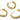 Huggie Hoop Wire Earring - Brass - Zircon - 18k real gold plated brass - 9.2gr - MJ200509 - MinjuanRong