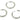 Huggie Hoop Wire Earring - Brass - 18K Real White Gold Plated Brass - 5.7gr - MJ101075 - MinjuanRong