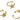 Cuff Earring - Brass - Zircon - 18k real gold plated brass - 3.89gr - MJ201182 - MinjuanRong