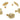 Push Back Stud Earring - Brass - 925 silver stud - 18k real gold plated brass - 6.47gr - MJ201168 - MinjuanRong