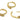 Huggie Hoop Wire Earring - Brass - Zircon - 18k real gold plated brass - 3.71gr - MJ201201 - MinjuanRong