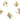 Push Back Stud Earring - brass - Pearl - Zircon - 925 silver stud - 18k real gold plated - 4.4gr - MJ100672 - MinjuanRong