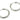 Huggie Hoop Wire Earring - Brass - 18K Real White Gold Plated Brass - 5.7gr - MJ101075 - MinjuanRong