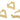 Huggie Hoop Wire Earring - Brass - 18k real gold plated brass - 4.98gr - MJ201188 - MinjuanRong