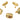 Push Back Stud Earring - Brass - 925 silver stud - 18k real gold plated brass - 9.98gr - MJ201159 - MinjuanRong