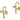 Push Back Stud Earring - Brass - 925 silver stud - 18k real gold plated brass - 4.55gr - MJ201170 - MinjuanRong