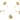 Push Back Stud Earring - Brass - Zircon - 925 silver stud - 18k real gold plated brass - 3.2gr - MJ201179 - MinjuanRong