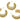 Push Back Stud Earring - Brass - Stainless Steel Stud - 18k real gold plated brass - 11.9gr - MJ200486 - MinjuanRong