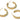 Push Back Stud Earring - Brass - 316 Stainless Steel Stud - 18k real gold plated brass - 10.8gr - MJ200448 - MinjuanRong