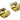 Push Back Stud Earring - Brass - Stainless Steel Stud - 18k real gold plated brass - 15.2gr - MJ200471 - MinjuanRong
