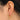 Push Back Stud Earring - brass - stainless steel stud - 18K Real Gold Plated Brass - 8.1gr - MJ200018 - MinjuanRong
