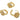 Huggie Hoop Wire Earring - Brass - Zircon - Cat eye Stone - 18k real gold plated brass - 6.5gr. - MJ200432 - MinjuanRong