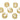 Cuff Earring - Brass - 18K Real Gold Plated Brass - 4.2gr - MJ200403 - MinjuanRong