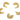Cuff Earring - Brass - 18K Real Gold Plated Brass - 5.6gr - MJ200329 - MinjuanRong