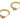 Huggie Hoop Wire Earring - Brass - Zircon - 18K Real Gold Plated Brass - 4.6gr - MJ200411 - MinjuanRong