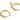 Huggie Hoop Wire Earring - Brass - Zircon - 18K Real Gold Plated Brass - 3.8gr - MJ201405 - MinjuanRong