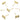 Push Back Stud Earring - Brass - Zircon - 316 stainless steel stud - 18K Real Gold Plated Brass - 3.3gr - MJ200388 - MinjuanRong
