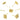 Push Back Stud Earring - Brass - Zircon - 925 silver stud - 18K Real Gold Plated Brass - 2.9gr - MJ200397 - MinjuanRong