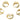 Huggie Hoop Wire Earring - Brass - Zircon - 18K Real Gold Plated Brass - 3.9gr. - MJ200398 - MinjuanRong