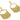 Push Back Stud Earring - brass - 925 silver stud - 18K Real Gold Plated - 10.9gr - MJ200026 - MinjuanRong