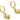 Lever back Earring - Brass - Zircon - 18k real gold plated brass - 3.8gr -MJ100883 - MinjuanRong