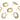 Push Back Stud Earring - Brass - 316 Stainless Steel Stud - 18K Real Gold Plated Brass - 5.3gr - 5.3gr - MinjuanRong