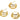 Push Back Stud Earring - brass - Steel Stud - 18k real gold plated - 7.9gr - MJ200024 - MinjuanRong