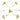 Push Back Stud Earring - Brass - 316 Stainless Steel Stud - 18K Real Gold Plated Brass - 3gr - MJ200376 - MinjuanRong