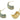 Push Back Stud Earring - Brass - Enamel - 316 Stainless Steel Stud - 18K Real Gold Plated Brass - 6.4gr. - MJ200444 - MinjuanRong