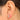 Push Back Stud Earring -Brass - 316 Stainless Steel Stud - 18k real white gold plated brass - 2.8gr - MJ102115 - MinjuanRong