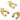 Push Back Stud Earring - Brass - Steel Stud - 18k real gold plated brass - 6.25gr - MJ201126 - MinjuanRong