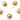 Push Back Stud Earring - Brass - 925 silver stud - 18k real gold plated brass - 7.88gr - MJ201127 - MinjuanRong
