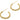 Push Back Stud Earring - Brass - 925 silver stud - 18k real gold plated brass - 4.7gr - MJ100853 - MinjuanRong