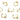 Huggie Hoop Wire Earring - Brass - Zircon - 18k real gold plated brass - 2.66gr - MJ201140 - MinjuanRong