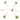 Push Back Stud Earring - Brass - Zircon - 925 silver stud - 18k real gold plated brass - 2.86gr - MJ201133 - MinjuanRong
