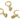 Lever back Earring - Brass - Zircon - 18k real gold plated brass - 3.8gr - MJ100876 - MinjuanRong