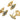 Huggie Hoop Wire Earring - Brass - Zircon - 316 stainless steel stud - 18k real gold plated brass - 8.1gr - MJ100860 - MinjuanRong