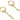 Leverback Earring - Brass - Zircon - 18k real gold plated brass - 3.3gr - MJ200400 - MinjuanRong