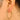 Clasp Back Earring - brass - stainless steel stud - 18K Real Gold Plated - 9.4gr - MJ200027 - MinjuanRong