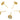 Push Back Stud Earring - Brass - 925 silver stud - Cubic Zircon - 18K Real Gold Plated Brass - 3.2gr - MJ100033 - MinjuanRong