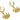 Lever Back Earring - Brass - Cubic Zircon CZ - 18K Real Gold Plated - 5.6gr - MJ100009 - MinjuanRong
