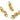 Push Back Stud Earring - brass - 316 stainless steel stud - 18K Real Gold Plated - 11gr - MJ200034 - MinjuanRong